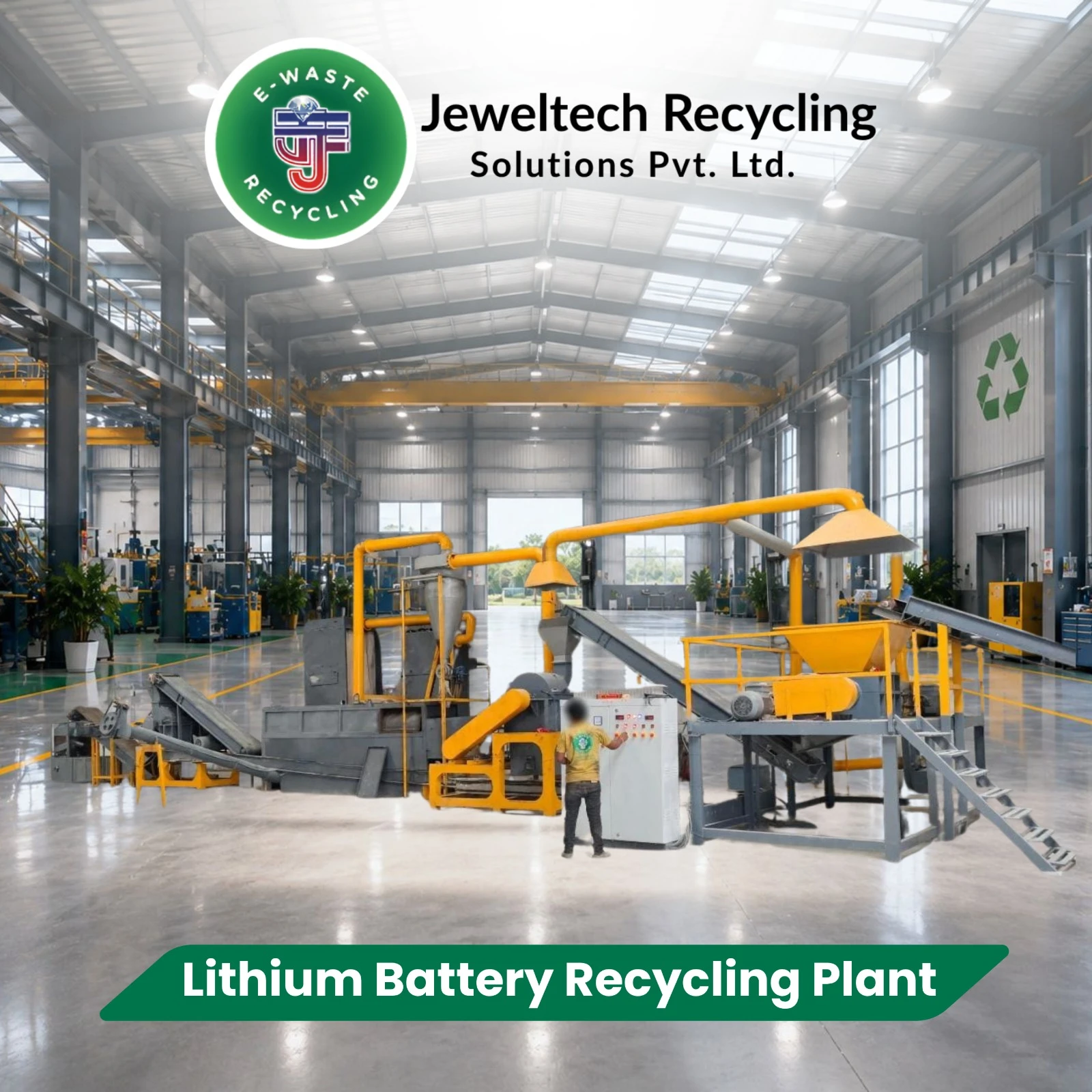 Lithium Battery Recycling Setup